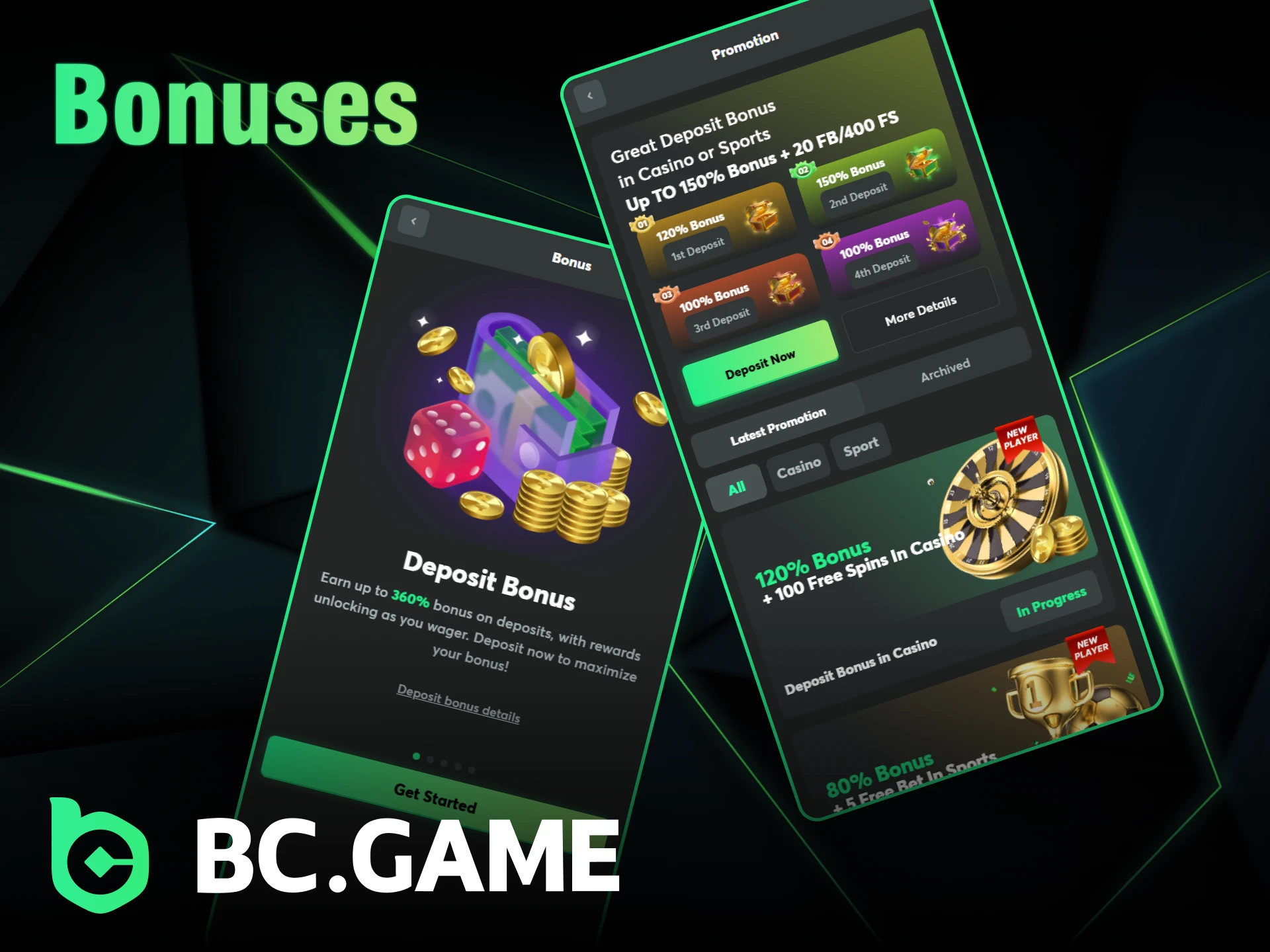 Many bonuses in the BC Game app are waiting for you to claim them.