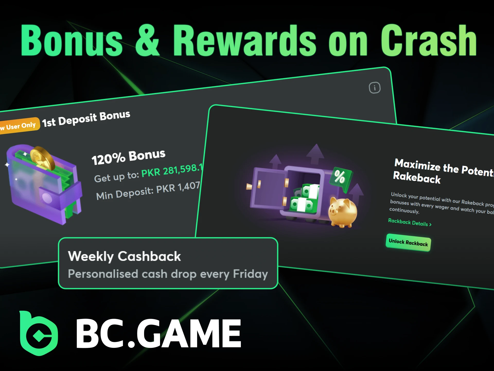 Use the bonuses in crash games offered by BC Game.