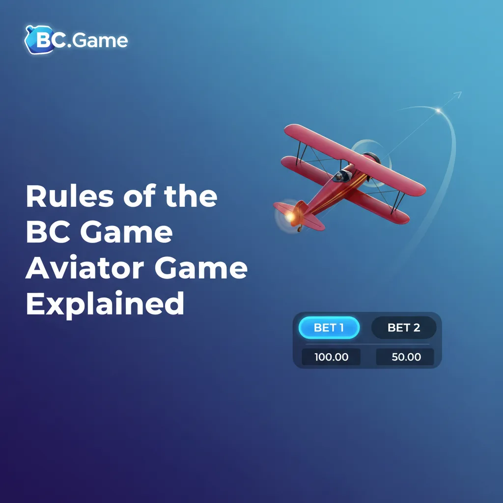 BC Game Aviator rules: plane raises multiplier; place 1–2 bets pre-launch, cash out before crash; auto bet/cash-out.