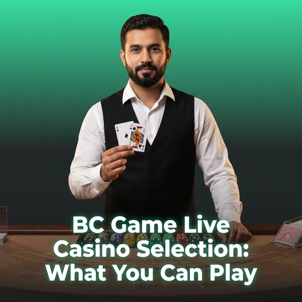 Live casino interface showing roulette, blackjack, baccarat, poker tables and game show options at BC Game
